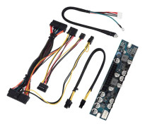 PC PSU DC 12V ingång 300W datorströmförsörjningsmodul med 24-stiftsanslutning/ AUX/ SATA-kabel
