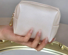 Kosmetisk väska Smyckesväska BEIGE