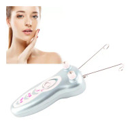 Elektrisk ansiktshårstråd Epilator Uppladdningsbar Sladdlös LED-belysning Tråd Hårborttagning EU-kontakt 110‑240V