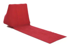 Acomoda Textil - Mjuk luft uppblåsbar strandstol. Fällbar ryggstödskudde 150 cm.