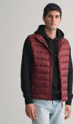 Gant Light Down Lightweight Väst Röd M Man