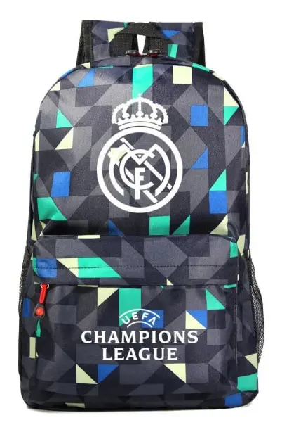 Graffiti Real Madrid Uefa Champions League axelväska fan ryggsäck student skolväska förvaringsväska 3
