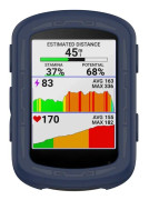 For Garmin Edge 840 / Edge 540 Stopwatch Armor Silicone Protective Case(Midnight Blue)