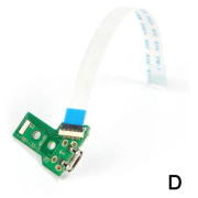 PS4 Controller Micro USB Charging Port Kretskortskabel JDS040