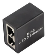 Minifinker RJ45 Splitter Ethernet Splitter Dator Nätverkskontakt Adapter Pack One Drag Two SplitterWS09