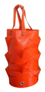 3 Gallon Hängande Odlingspåse för Att Odla Jordgubbar, Tomater, Paprika, Gurkor, Örter, Sallad, Grönsaker, Blommor och Mer (Orange)
