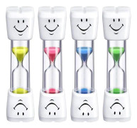 4 stycken borsttimer tandborste timer för barn 3 minuters sandtimer timglas timer för barn klassrum kök spel hem kontor dekoration