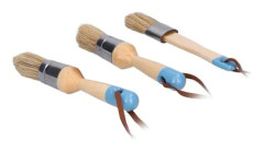 minifinker målarpensel 3st målarpensel med trähandtag för möbler Väggmålningsprojekt Dekor DIY-pensel