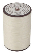 Sömnadssnöre i läder 0,45 mm - 160 m/rulle (risvit)