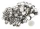 Blank stiftknappsats - 100 st runda säkerhetsemblem - DIY-tillbehör för hantverkspresenter och souvenirer - 25 mm/1,0 tum