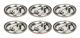 Blank stiftknappsats - 100 st runda säkerhetsemblem - DIY-tillbehör för hantverkspresenter och souvenirer - 25 mm/1,0 tum