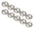 Blank stiftknappsats - 100 st runda säkerhetsemblem - DIY-tillbehör för hantverkspresenter och souvenirer - 25 mm/1,0 tum
