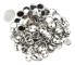 Blank stiftknappsats - 100 st runda säkerhetsemblem - DIY-tillbehör för hantverkspresenter och souvenirer - 25 mm/1,0 tum