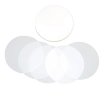 100 st Badge Film PVC Material Mönsterskydd Bred applikation Transparent Badge Skyddsfilm25MM