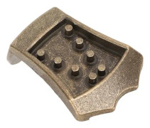minifinker Mandolin Stjärtstycke Mandolin Stjärtstycke Metallbro Ersättningsdel Instrumenttillbehör Bronsfärg