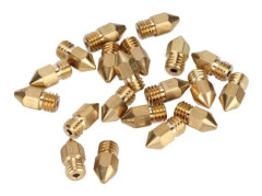 20 st munstyckessats MK8 polerad M6 tråd 1,75 mm extrudermunstycken med förvaringslåda (0,3 mm) minifinker xy5614