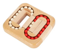 minifinker Planar Ball Luban Lås upp Maze Puzzle