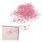 minifinker Pink Butterflies pappersklämma Pink Butterflies gem, 50 stycken, färgplätering, stilrena material gem