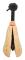 Justerbar Pine Wood Shoe Expander för storlek 42-46