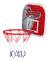 Mini basketsystem för barn inomhus - Väggmonterad leksakssats för barn (liten)