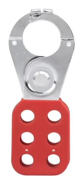 minifinker Rött lås Hasp Säkerhetsklämma Lås Stål Hasp Lock 6 DIY Lock