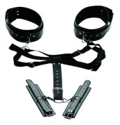 Acquire Easy Access Thigh Harness With Wrist Cuffs Positionshållare