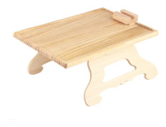 Soffa Armstöd Clip Bord Vikbart Trä Armstöd Clip På Brickbord med Telefonhållare för Soffor Recliner Rektangulär