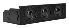 minifinker Stereo Surround PC främre högtalare Inbyggd mikrofonhögtalare 5.25in STW9005