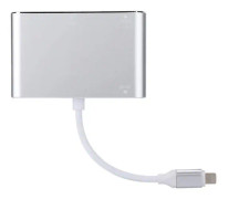 Minifinker Lightning till HDMI + VGA + Audio HUB Adapter Converter för iPhone5 - 5s - 6 - 6s - 6plus - 6splus - 7 - ipad4