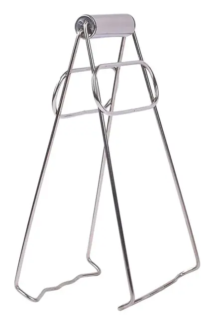 Silver Hot Plate Gripper Clips - Tång i rostfritt stål för att lyfta varma rätter i matlagning i köket