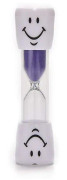 Barntandborste Timer 3-pack med 2 minuters smiley timglas