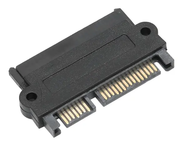 SAS till SATA Adapter Converter för hårddisk till moderkort 15PIN SFF8482 svart plastskal