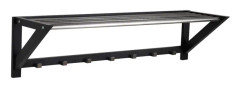 Rowico Confetti hatthylla 100cm metall/svartbets ek