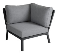 Brafab Samvaro Hörndel Låg Antracit/Pearl Grey Dyna