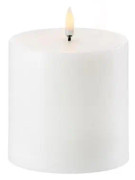 Uyuni - LED pillar candle - Nordic White - 10,1 x 10,1 cm (UL-PI-NW-C10110)