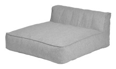 Blomus Grow Lounge Schäslongmodul Dubbel Cloud/Ljusgrå