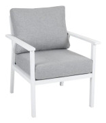 Brafab Samvaro Fåtölj Vit/Pearl Grey Dyna