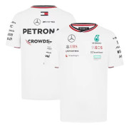 2024 F1 Officiell Team Racing T-shirt Herrar Formel 1 Toppar Vit Vit