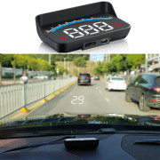 Head up Display Auto HUD: Visa OBD2, 3,5 tum hastighetsmätare Bilvarvräknare Vattentemperaturmätare Motorvarvtal