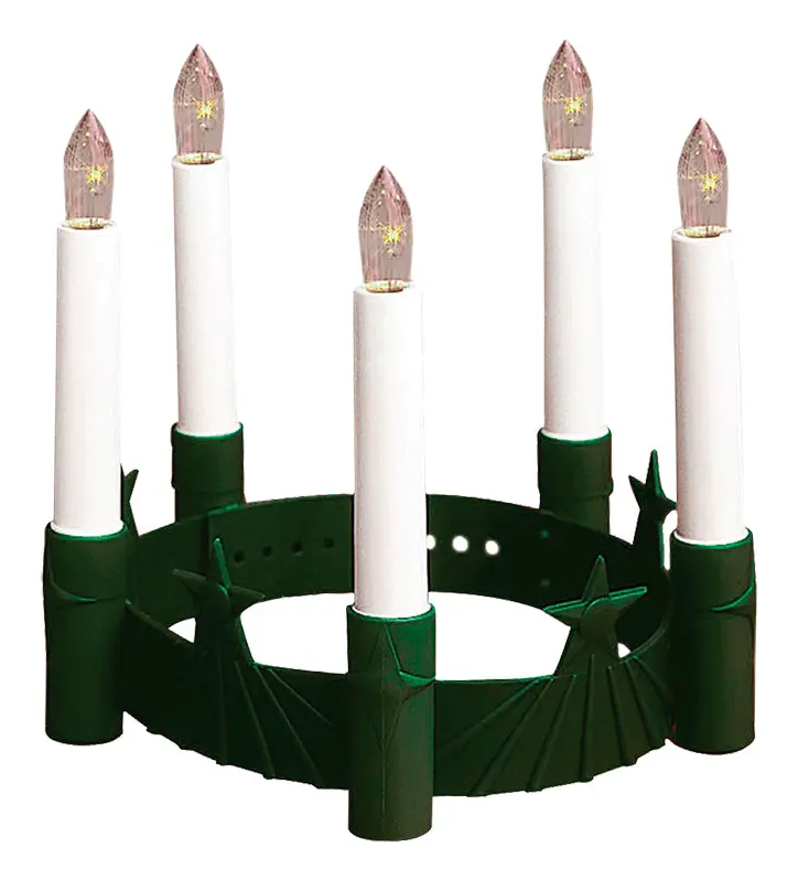 Luciakrona Traditionell med Batteri