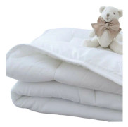 SOFT NID Quilt 70 x 120 White