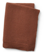 Elodie Details - Wool Knitted Blanket - Burned Clay