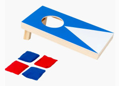 Cornhole Blå & Vit Trädgårdsspel