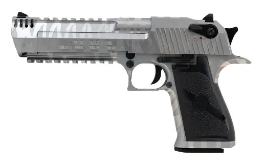 Desert Eagle L6 Tiger stripes silver
