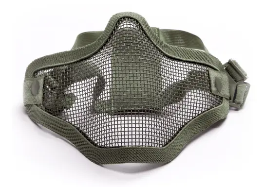 Nätmask i metall, Olive