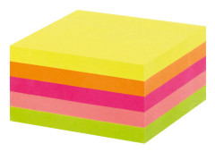 Notiskub Office 76x76mm neon
