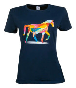 HKM T-shirt Colorful Horse Small