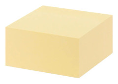 Notiskub Office 76x76mm gul