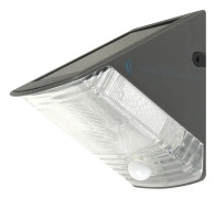 Vägglampa LED-solcell m sensor