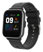 DENVER SW-164 - Svart - smart klocka med band - display 1.4" - Bluetooth - 141 g